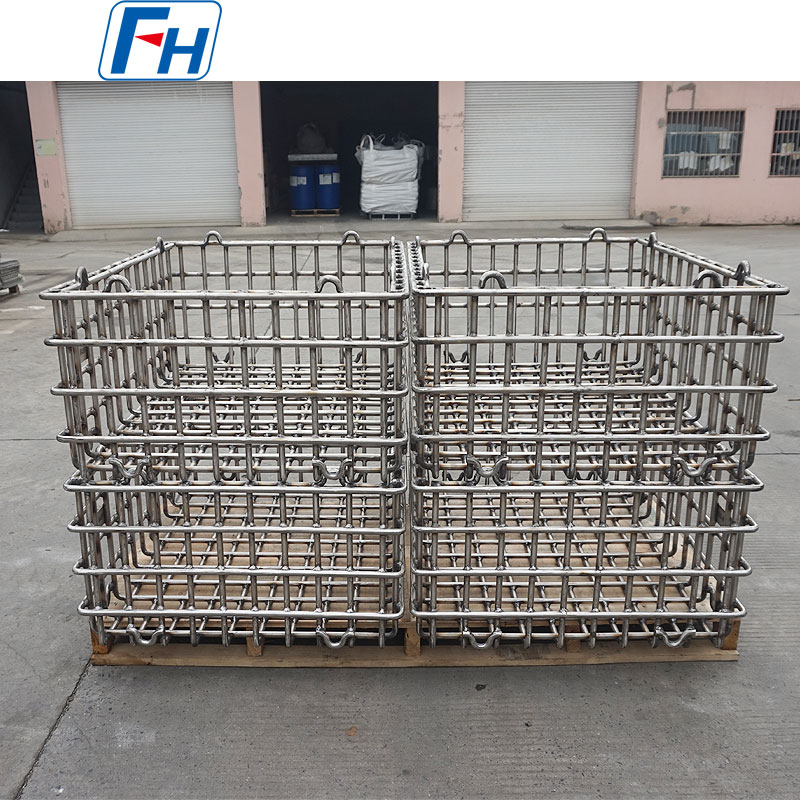 ভ্যাকুয়াম চুল্লি স্টেইনলেস স্টীল 310S ঢালাই তাপ চিকিত্সা ঝুড়ি | FH®