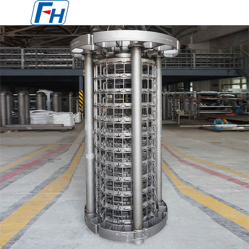 FH® 2.4879 হিট ট্রিটমেন্ট চার্জিং ঝুড়ি এবং AICHELIN ভাল-টাইপ ফার্নেসের জন্য ফিক্সচার