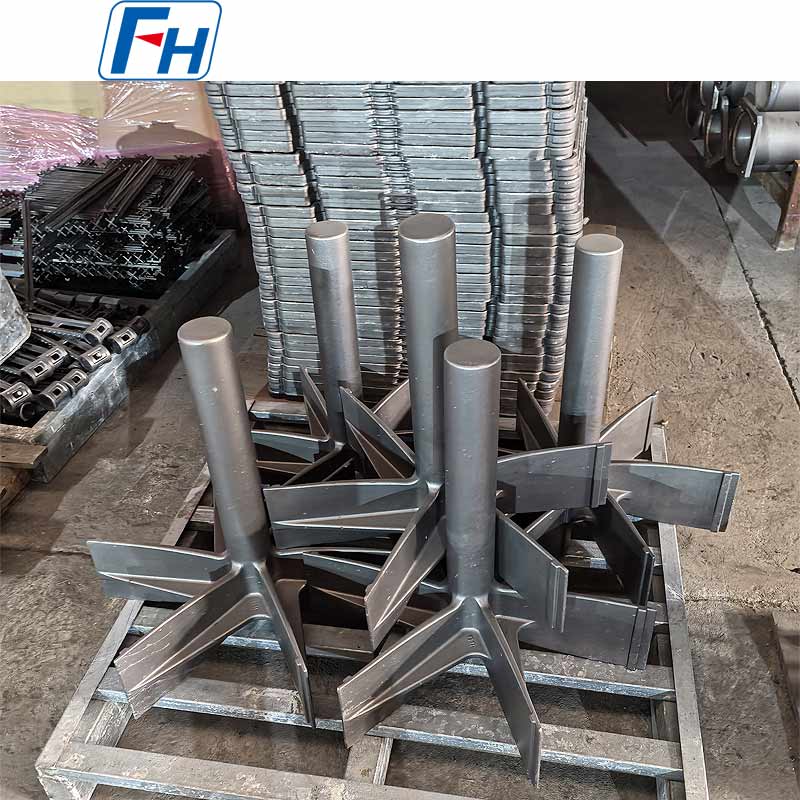 উচ্চ-তাপমাত্রার ফার্নেস ফ্যানের জন্য FH® ওয়েল্ডেড ফ্যান ব্লেড - 1.4848, অ্যান্টি-ক্রিপ, ডায়নামিক ব্যালেন্সিং, ISO 9001