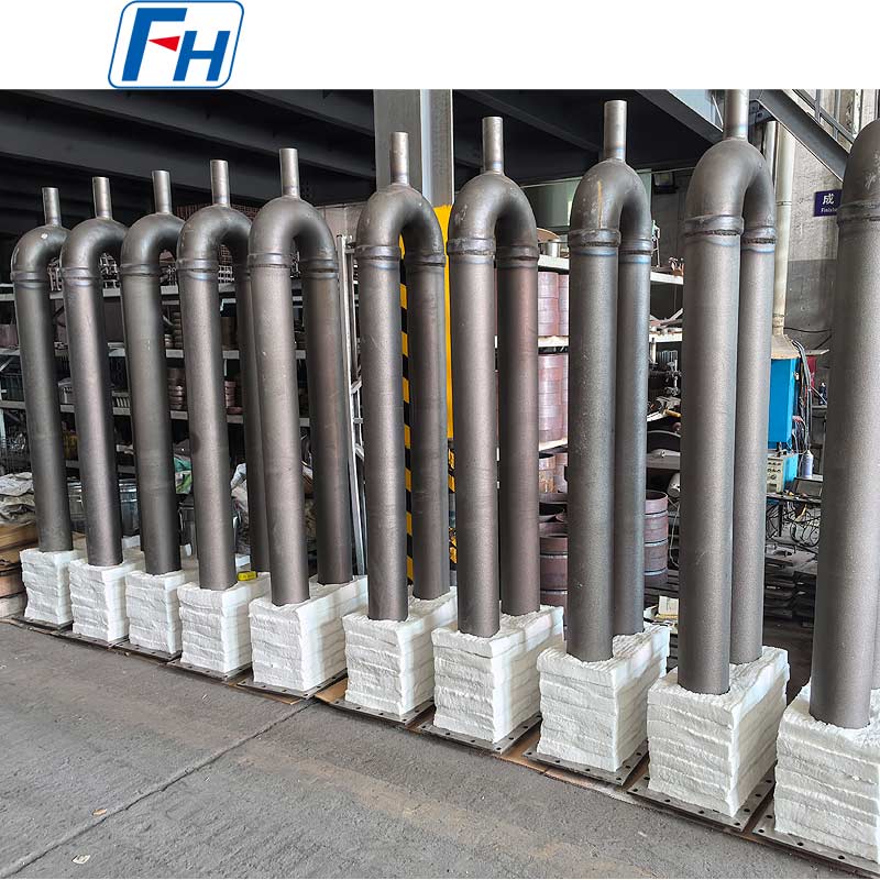 HU U-আকৃতির রেডিয়েন্ট টিউব – Ø152.4 × Ø142.8 × 2154.24 মিমি