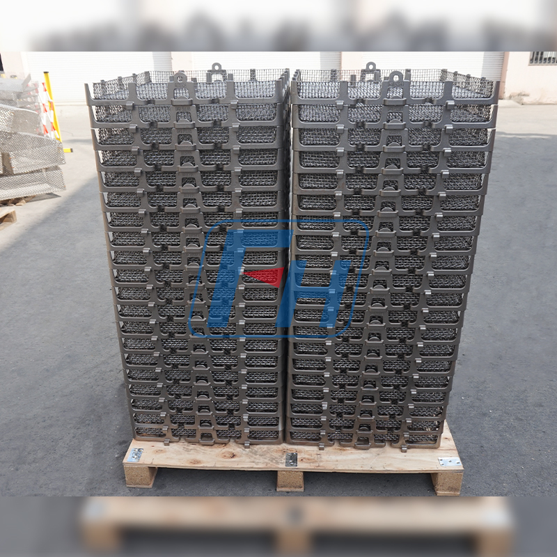 ভ্যাকুয়াম ফার্নেসের জন্য 650x580x90mm তাপ চিকিত্সা ঝুড়ি